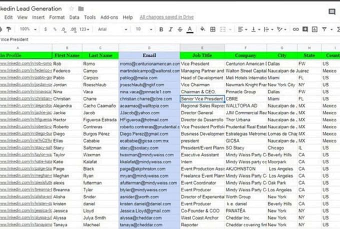 provide sweep leads for your marketing campaigns